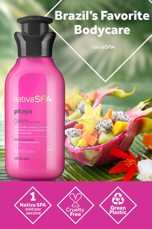 O Boticário Nativa Spa Pitaya Body Moisturizing Lotion 400ml